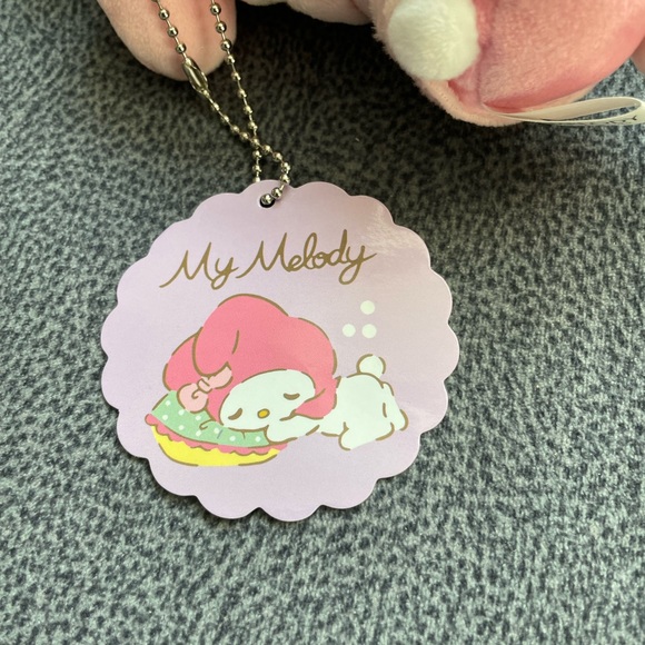 Sleeping My Melody Plush Keychain - Picture 9 of 9
